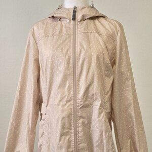 Jones New York Lightweight Rain Jacket Windbreaker Packable Travel Women’s L